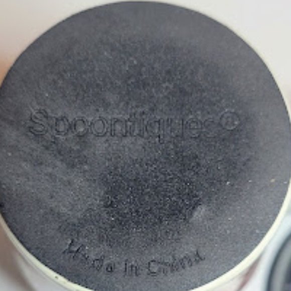 SPOONTIQUES CERAMIC "FLOWERS" TRAVEL MUG WITH LID HOT & COLD BEVERAGES - Picture 6 of 7